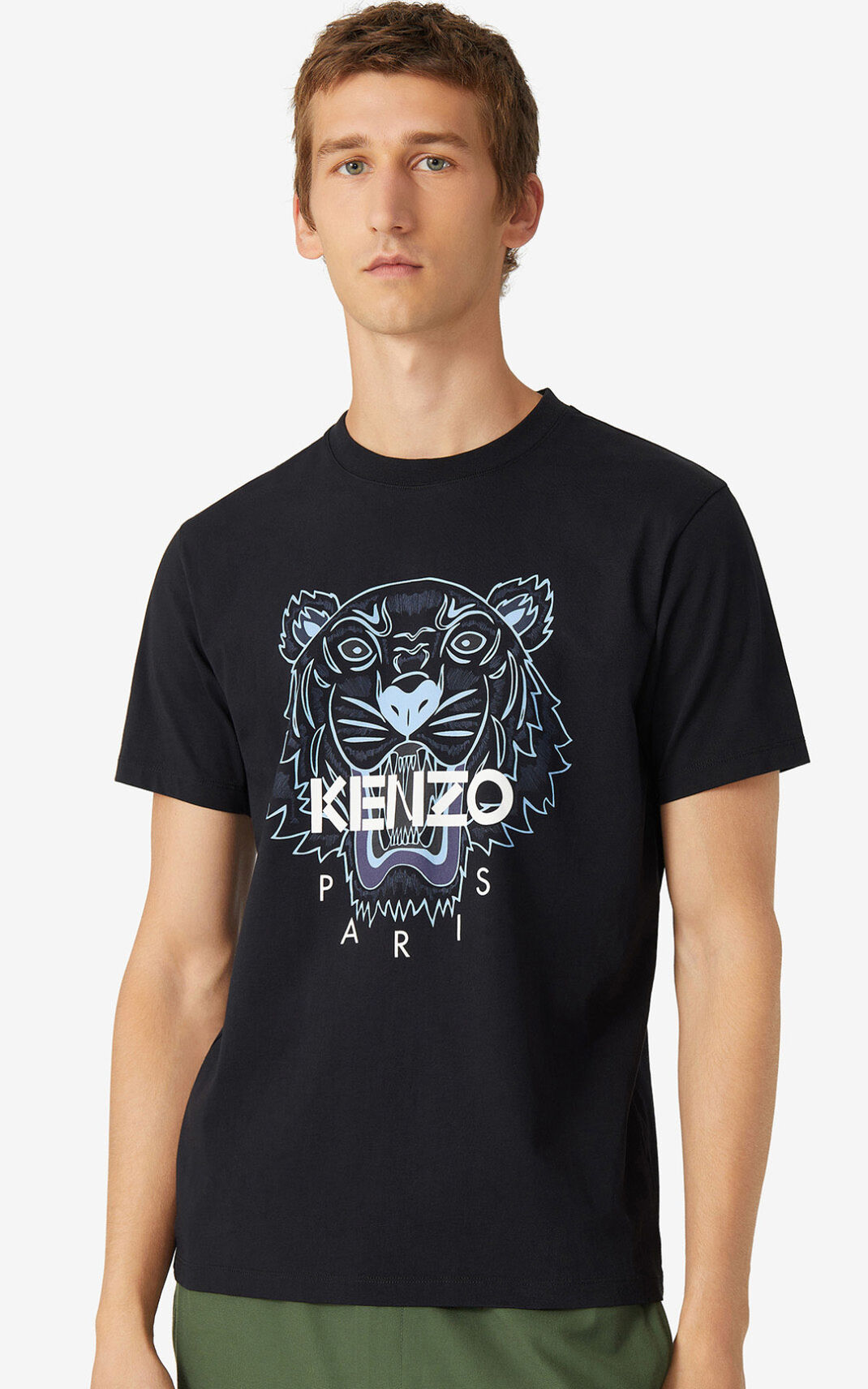 Kenzo Tiger Póló Férfi Fekete | ID.961346